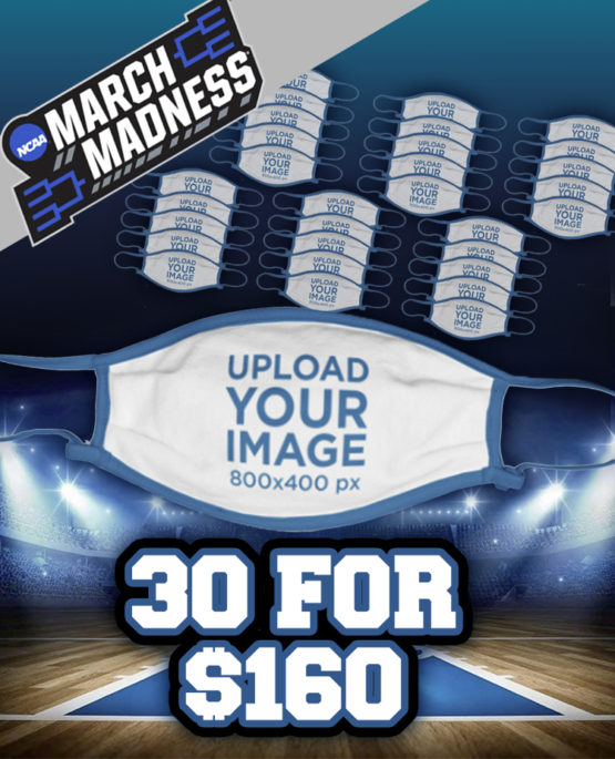 March Madness Facemask Mega Sale